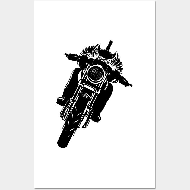 Café Racer (request other colours) Wall Art by designseventy